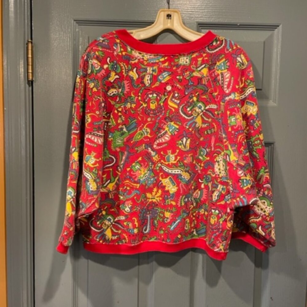 Athentic Forenza Red Sweathshirt With Primitive D… - image 2